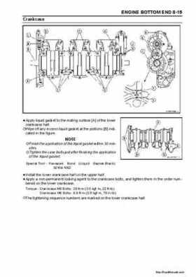 2003-2005 Kawasaki Ultra-150 Jet Ski Factory Service Manual., Page 130