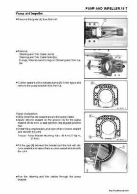 2003-2005 Kawasaki Ultra-150 Jet Ski Factory Service Manual., Page 156
