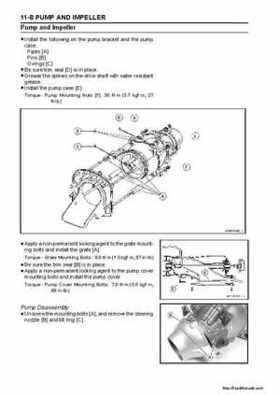 2003-2005 Kawasaki Ultra-150 Jet Ski Factory Service Manual., Page 157