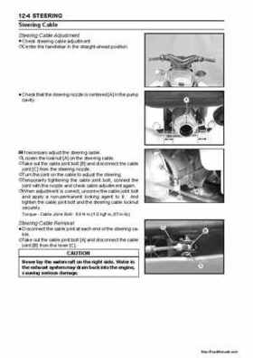2003-2005 Kawasaki Ultra-150 Jet Ski Factory Service Manual., Page 167