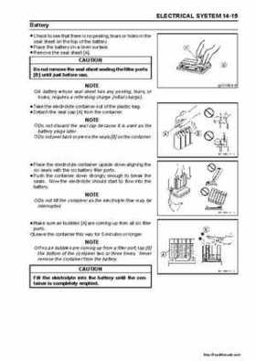 2003-2005 Kawasaki Ultra-150 Jet Ski Factory Service Manual., Page 207