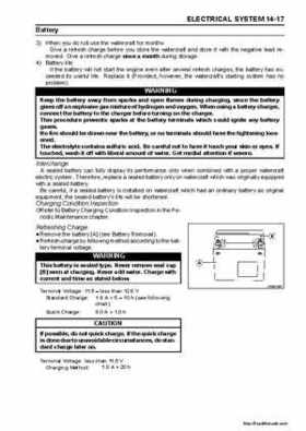 2003-2005 Kawasaki Ultra-150 Jet Ski Factory Service Manual., Page 209