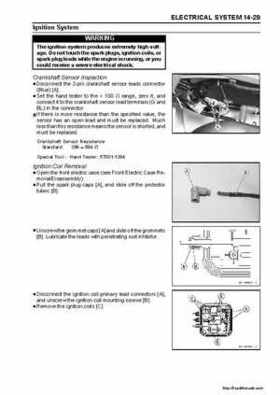 2003-2005 Kawasaki Ultra-150 Jet Ski Factory Service Manual., Page 221