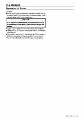 2003-2005 Kawasaki Ultra-150 Jet Ski Factory Service Manual., Page 264