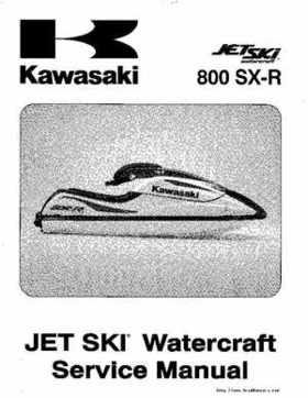 2003 Kawasaki JetSki 800 SX-R Factory service manual, Page 1