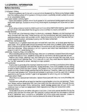 2003 Kawasaki JetSki 800 SX-R Factory service manual, Page 12