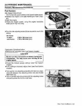 2003 Kawasaki JetSki 800 SX-R Factory service manual, Page 24