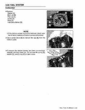 2003 Kawasaki JetSki 800 SX-R Factory service manual, Page 62