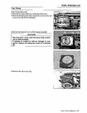 2003 Kawasaki JetSki 800 SX-R Factory service manual, Page 67