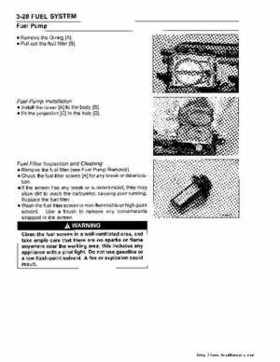2003 Kawasaki JetSki 800 SX-R Factory service manual, Page 68