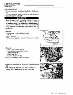 2003 Kawasaki JetSki 800 SX-R Factory service manual, Page 72