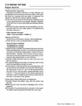 2003 Kawasaki JetSki 800 SX-R Factory service manual, Page 96