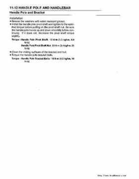 2003 Kawasaki JetSki 800 SX-R Factory service manual, Page 158