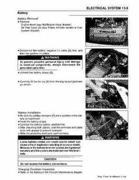 2003 Kawasaki JetSki 800 SX-R Factory service manual, Page 191
