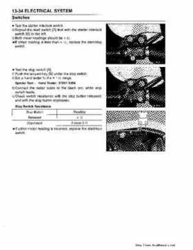 2003 Kawasaki JetSki 800 SX-R Factory service manual, Page 216