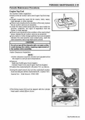 2004-2005 Kawasaki STX-15F Jet Ski Factory Service Manual., Page 34
