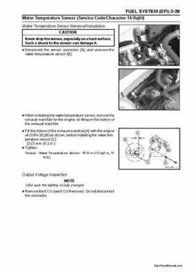 2004-2005 Kawasaki STX-15F Jet Ski Factory Service Manual., Page 87