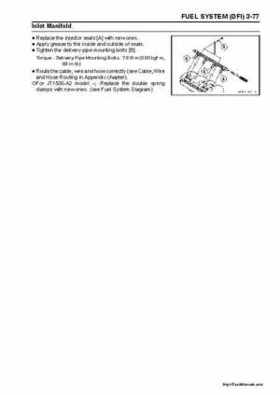 2004-2005 Kawasaki STX-15F Jet Ski Factory Service Manual., Page 125
