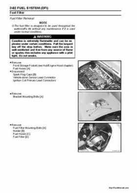 2004-2005 Kawasaki STX-15F Jet Ski Factory Service Manual., Page 130