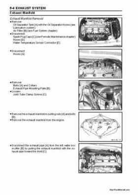 2004-2005 Kawasaki STX-15F Jet Ski Factory Service Manual., Page 165