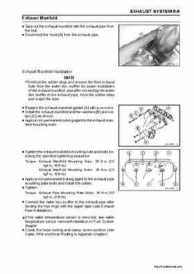 2004-2005 Kawasaki STX-15F Jet Ski Factory Service Manual., Page 166