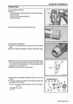 2004-2005 Kawasaki STX-15F Jet Ski Factory Service Manual., Page 168