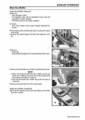 2004-2005 Kawasaki STX-15F Jet Ski Factory Service Manual., Page 170