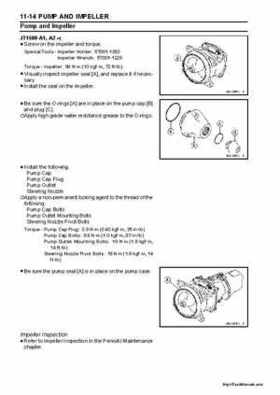2004-2005 Kawasaki STX-15F Jet Ski Factory Service Manual., Page 275