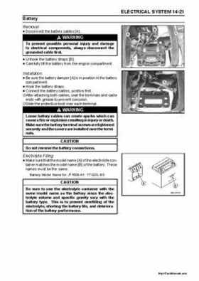 2004-2005 Kawasaki STX-15F Jet Ski Factory Service Manual., Page 336