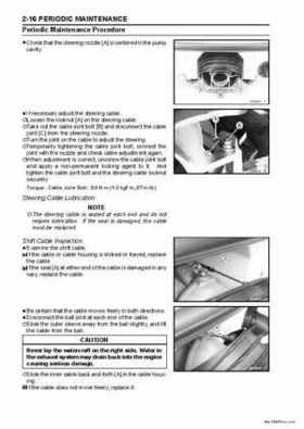 2004-2006 Kawasaki 900 STX Jet Ski Service Manual, Page 36