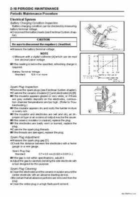 2004-2006 Kawasaki 900 STX Jet Ski Service Manual, Page 38
