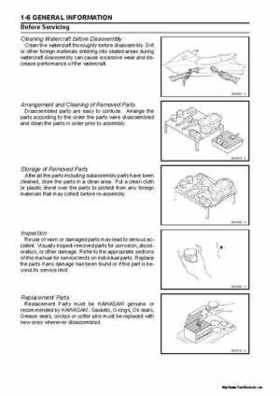 2005 Kawasaki STx-12F Jet Ski Factory Service Manual., Page 12