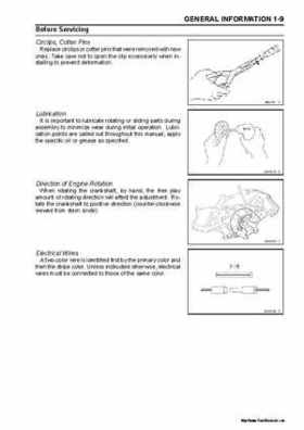 2005 Kawasaki STx-12F Jet Ski Factory Service Manual., Page 15