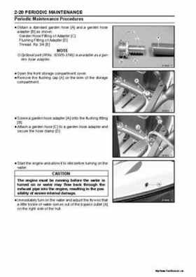 2005 Kawasaki STx-12F Jet Ski Factory Service Manual., Page 39