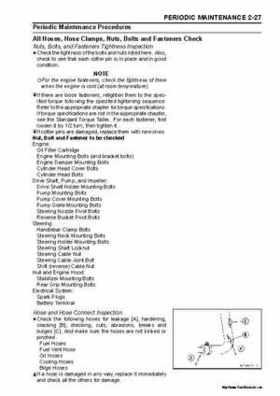 2005 Kawasaki STx-12F Jet Ski Factory Service Manual., Page 46
