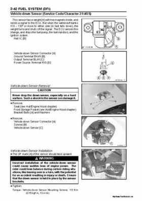 2005 Kawasaki STx-12F Jet Ski Factory Service Manual., Page 90