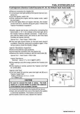 2005 Kawasaki STx-12F Jet Ski Factory Service Manual., Page 95