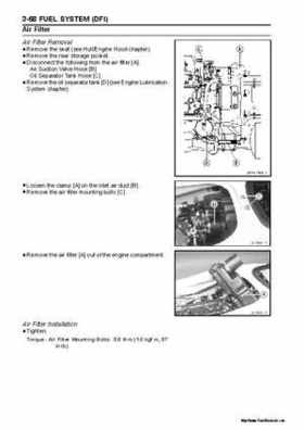 2005 Kawasaki STx-12F Jet Ski Factory Service Manual., Page 116