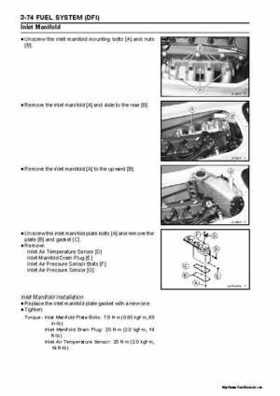 2005 Kawasaki STx-12F Jet Ski Factory Service Manual., Page 122
