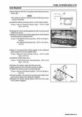 2005 Kawasaki STx-12F Jet Ski Factory Service Manual., Page 123
