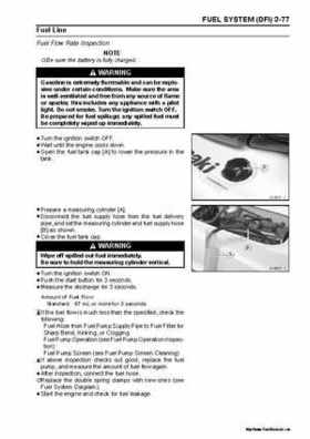 2005 Kawasaki STx-12F Jet Ski Factory Service Manual., Page 125