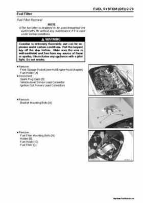 2005 Kawasaki STx-12F Jet Ski Factory Service Manual., Page 127