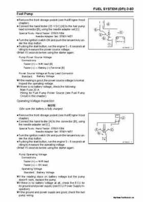2005 Kawasaki STx-12F Jet Ski Factory Service Manual., Page 131