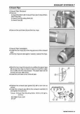 2005 Kawasaki STx-12F Jet Ski Factory Service Manual., Page 165