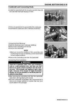 2005 Kawasaki STx-12F Jet Ski Factory Service Manual., Page 228