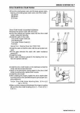 2005 Kawasaki STx-12F Jet Ski Factory Service Manual., Page 257