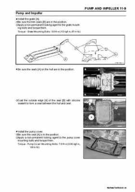 2005 Kawasaki STx-12F Jet Ski Factory Service Manual., Page 267