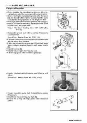 2005 Kawasaki STx-12F Jet Ski Factory Service Manual., Page 270