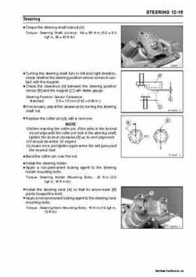 2005 Kawasaki STx-12F Jet Ski Factory Service Manual., Page 288