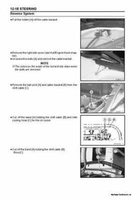 2005 Kawasaki STx-12F Jet Ski Factory Service Manual., Page 291